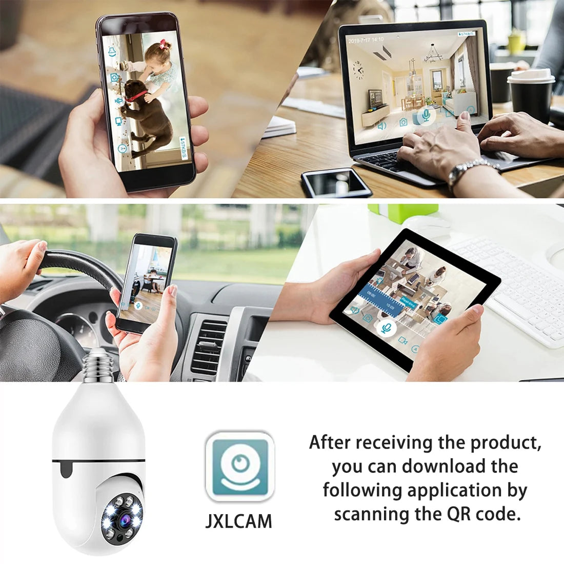 🎁 5G Wireless Wifi Light Bulb Security Camera 🔥LIMITED OFFER 18% OFF🔥