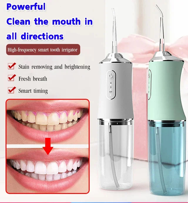 Portable Water Dental Floss Oral Irrigator