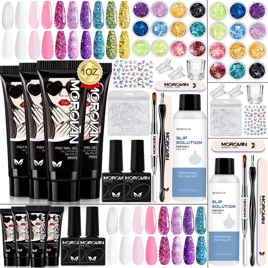 🔥Hot Sale 23% OFF🔥 Stage Star - 4 Colors 15ml Poly Nail Gel Set
