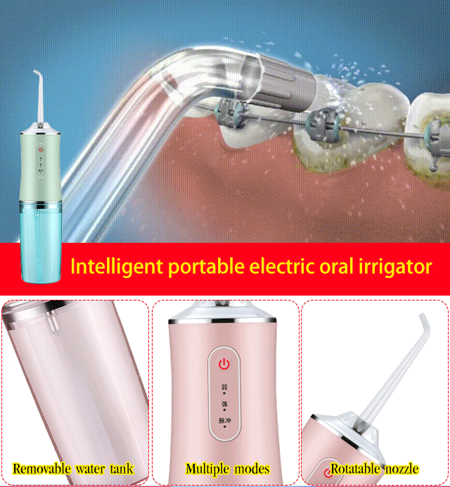 Portable Water Dental Floss Oral Irrigator