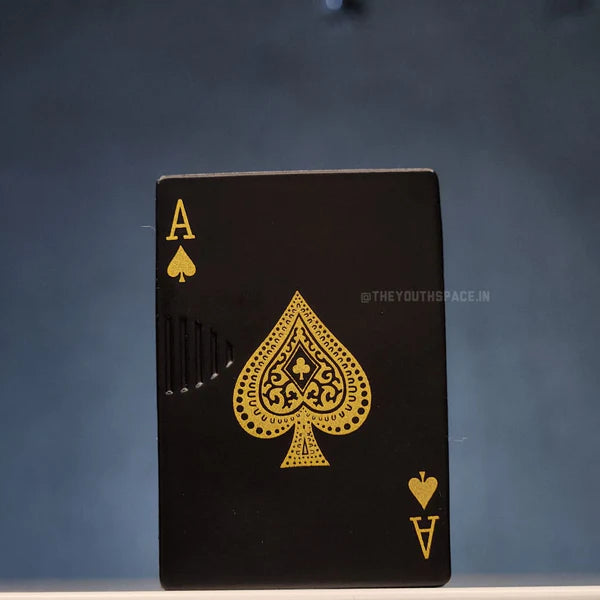 Green Flame Jet Ignition Ace Lighter (Metallic; Gold)