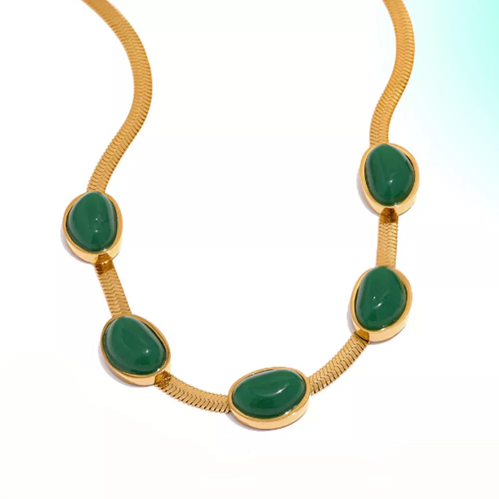 Get 2 Crystal Stone Holder Necklace