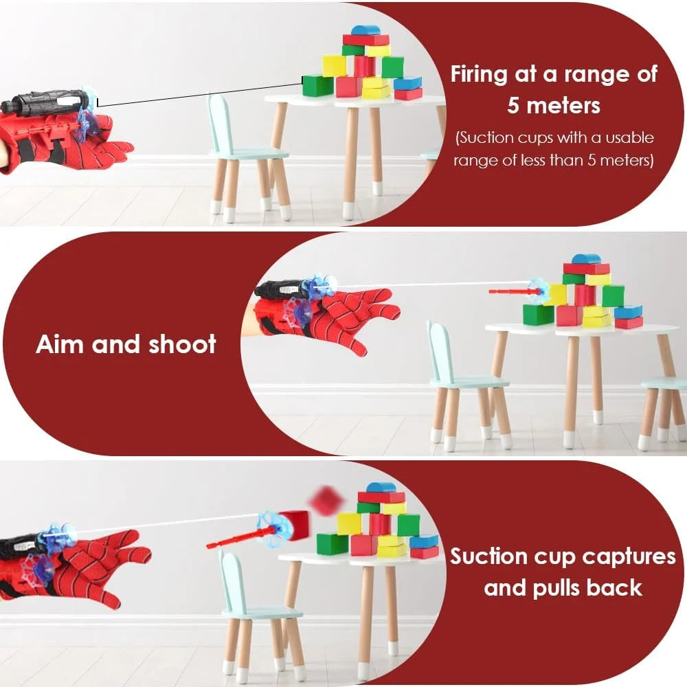 Spider Ejector Launcher with Gloves&Arrow