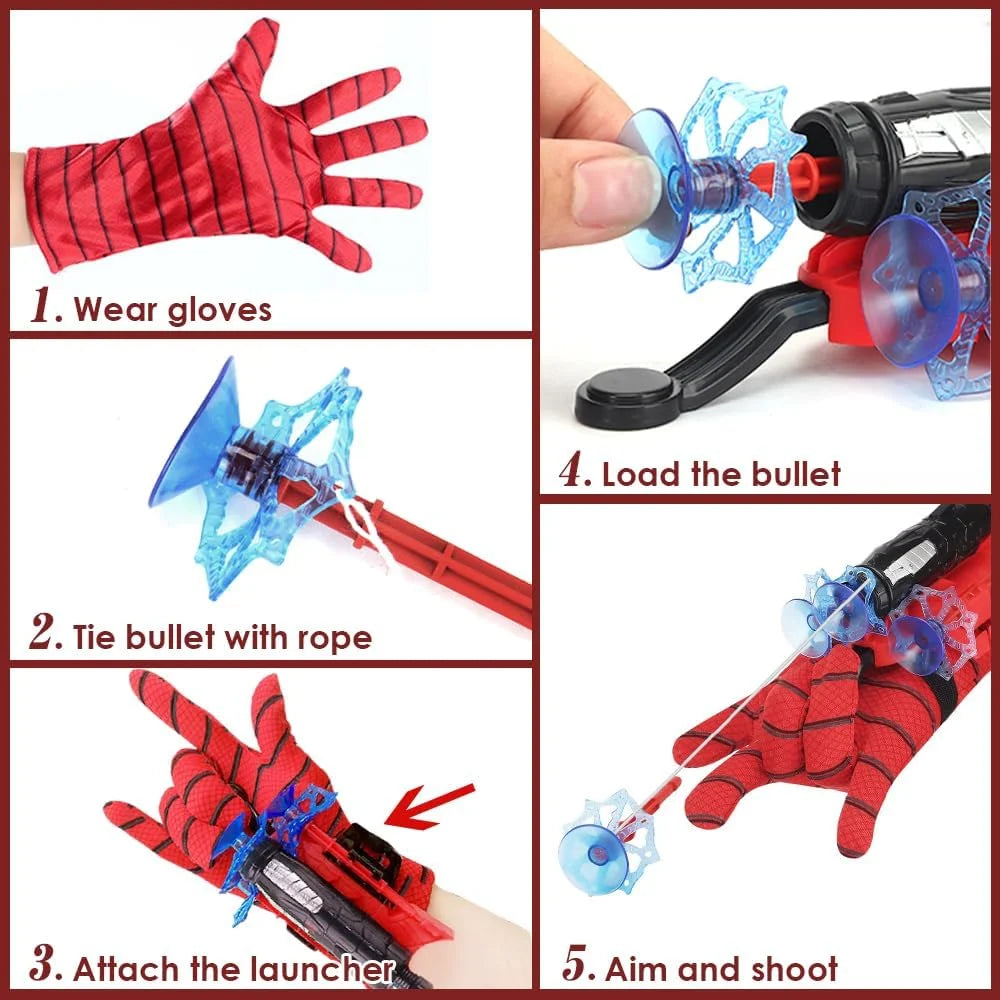Spider Ejector Launcher with Gloves&Arrow