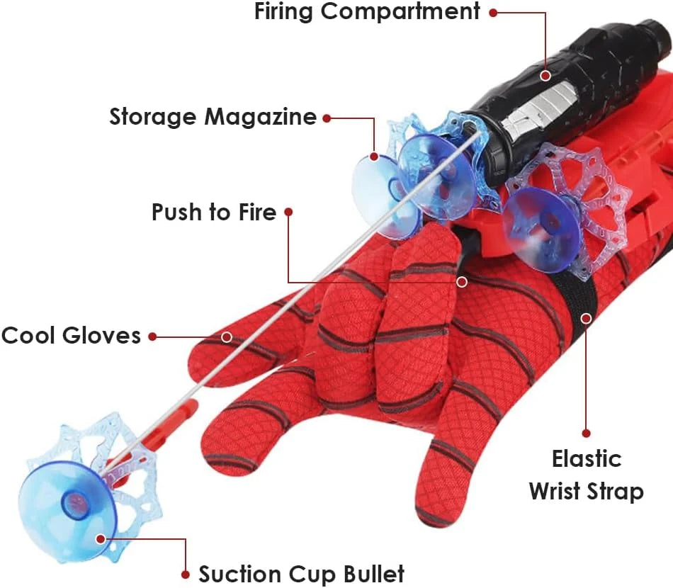 Spider Ejector Launcher with Gloves&Arrow
