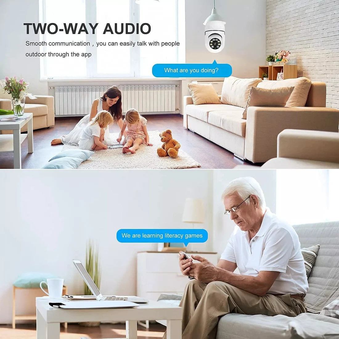 🎁 5G Wireless Wifi Light Bulb Security Camera 🔥LIMITED OFFER 18% OFF🔥