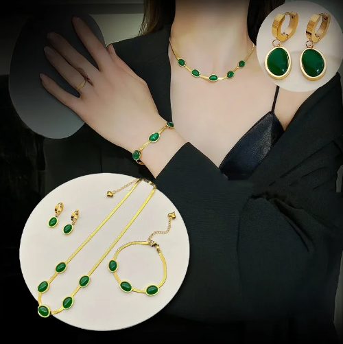 Get 2 Crystal Stone Holder Necklace