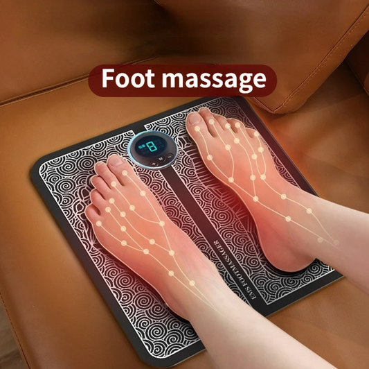 Foot Massager And Therapy Machine - Intelligent Acupuncture Foot Massage Pad Mat Muscle Stimulation