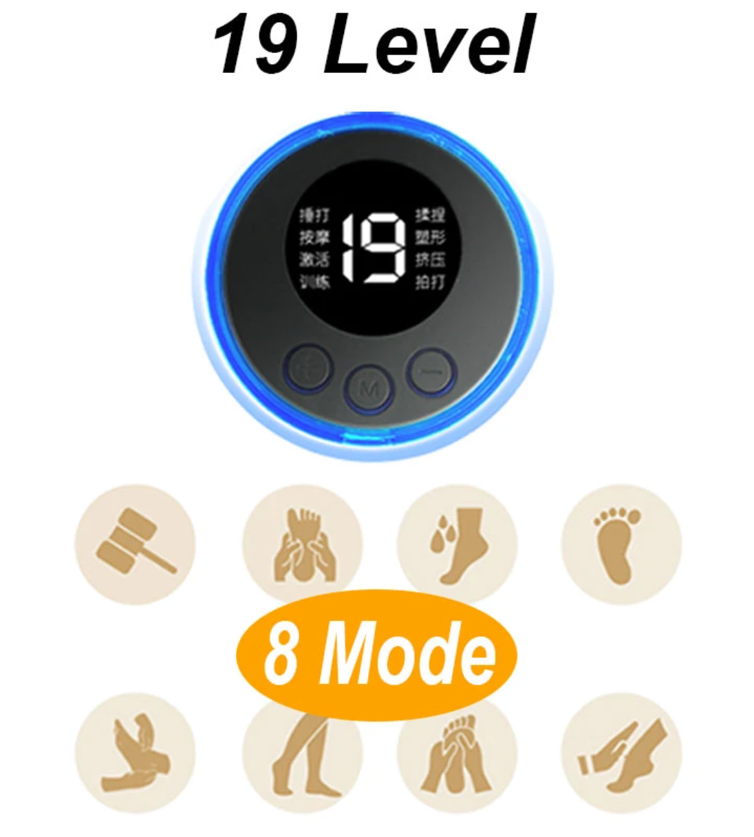 Foot Massager And Therapy Machine - Intelligent Acupuncture Foot Massage Pad Mat Muscle Stimulation